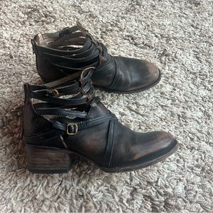 Free Bird distressed booties